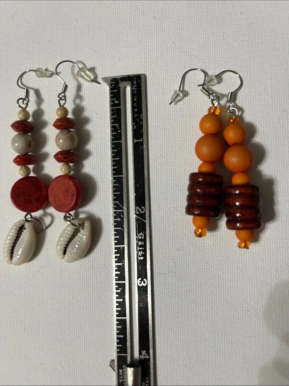 Gift Set Golden Sunset Double Lip Balm & Spray Holder Keychain 2 pr Earrings